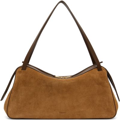 Jil Sander Jil Sander Brown Dune Medium Bag