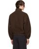 Jil Sander Jil Sander Brown Quarter-Zip Sweater - 3