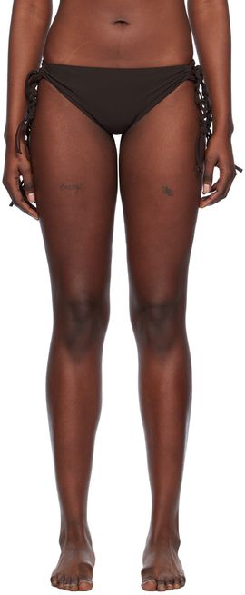 Jil Sander Jil Sander Brown Tangle Bikini Bottom