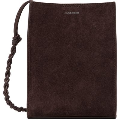 Jil Sander Jil Sander Brown Tangle Small Pouch