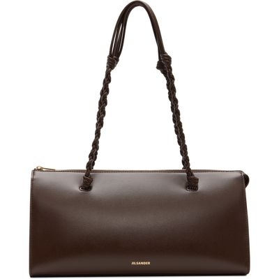 Jil Sander Jil Sander Brown Tangle Tent Bag