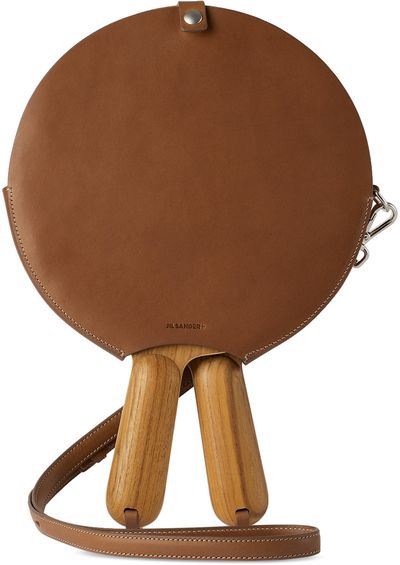 Jil Sander Jil Sander Brown Wood Beach Racket Set