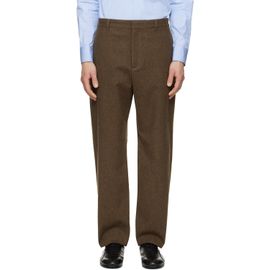 Jil Sander Jil Sander Brown Wool Melton Trousers