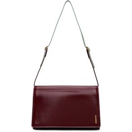 Jil Sander Jil Sander Burgundy File Small Bag