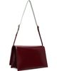 Jil Sander Jil Sander Burgundy File Small Bag - 3