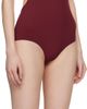 Jil Sander Jil Sander Burgundy Jersey Swimsuit - 2