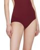 Jil Sander Jil Sander Burgundy Jersey Swimsuit - 4