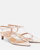 Jil Sander Jil Sander Cage crystal-embellished leather sandals - 1