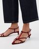Jil Sander Jil Sander Cage Sandals Cherry - 3