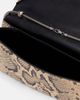 Jil Sander Jil Sander Carnet snake-effect leather clutch - 3