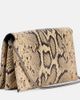 Jil Sander Jil Sander Carnet snake-effect leather clutch - 4
