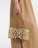 Jil Sander Jil Sander Carnet snake-effect leather clutch - 6