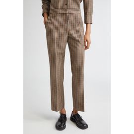 Jil Sander Jil Sander Check Tailored Virgin Wool Pants