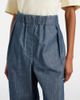 Jil Sander Jil Sander Cotton chambray wide-leg pants - 4
