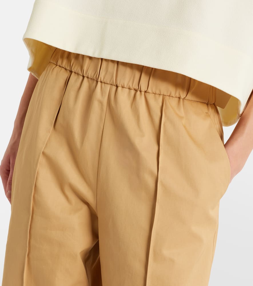 Jil Sander - Cotton drill wide-leg pants