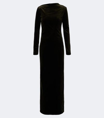 Jil Sander Cotton Velvet Gown