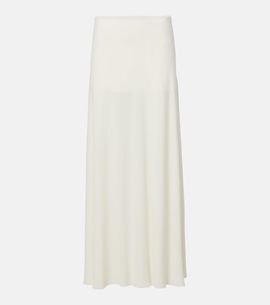 Jil Sander Jil Sander Crêpe midi skirt