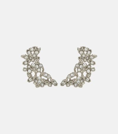 Jil Sander Jil Sander Crystal-embellished ear climbers