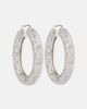 Jil Sander Jil Sander Crystal-embellished hoop earrings - 1