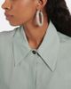 Jil Sander Jil Sander Crystal-embellished hoop earrings - 3