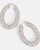 Jil Sander Jil Sander Crystal-embellished hoop earrings - 4