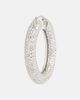 Jil Sander Jil Sander Crystal-embellished hoop earrings - 5