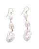 Jil Sander Jil Sander Cultured Freshwater Pearl Linear Drop Earrings - 2