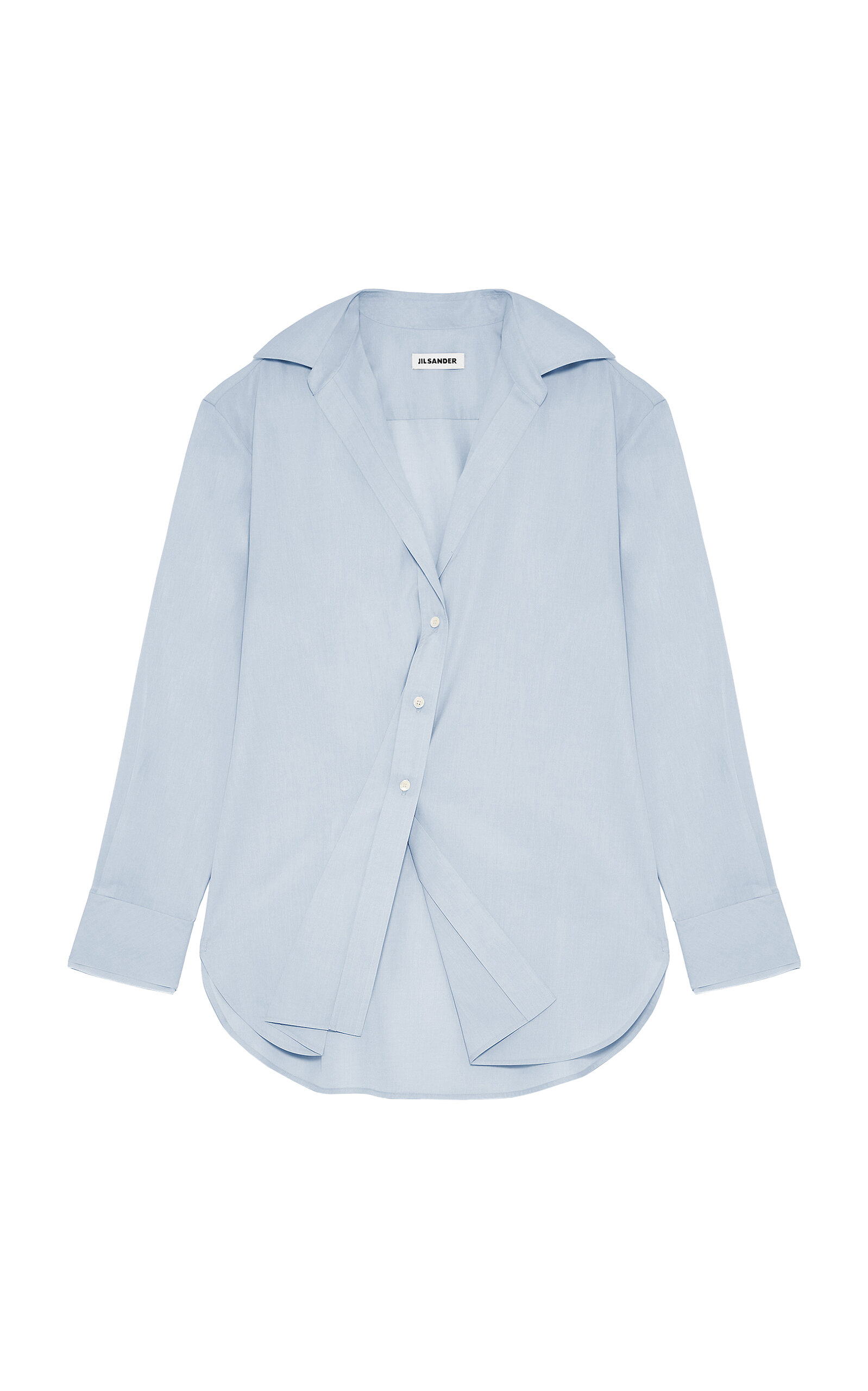 Jil Sander Jil Sander CurvedHem Cotton Shirt