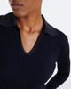Jil Sander Jil Sander Cutout ribbed-knit wool polo sweater - 3