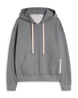 Jil Sander Jil Sander Drawstring Logo Hoodie