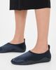 Jil Sander Jil Sander Elbe Satin Slip On Flats Ink - 3