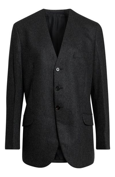 Jil Sander Jil Sander Fitted Long Wool Blazer