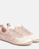 Jil Sander Jil Sander Floor suede-trimmed satin sneakers - 1