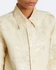 Jil Sander Jil Sander Floral jacquard linen-blend shirt - 3