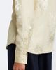 Jil Sander Jil Sander Floral jacquard linen-blend shirt - 4