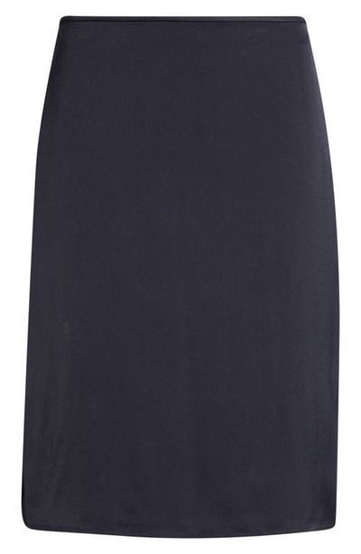Jil Sander Jil Sander Fluid Sablé Virgin Wool A-Line Skirt