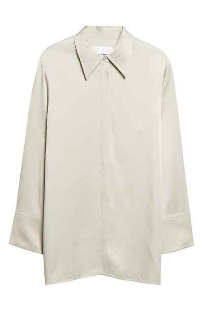 Jil Sander Jil Sander Fluid Satin Button-Up Shirt