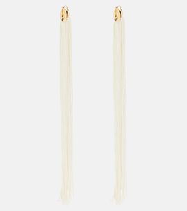 Jil Sander Jil Sander Fringed hoop earrings