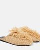 Jil Sander Jil Sander Fringed raffia mules - 1