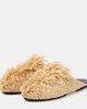 Jil Sander Jil Sander Fringed raffia mules - 4
