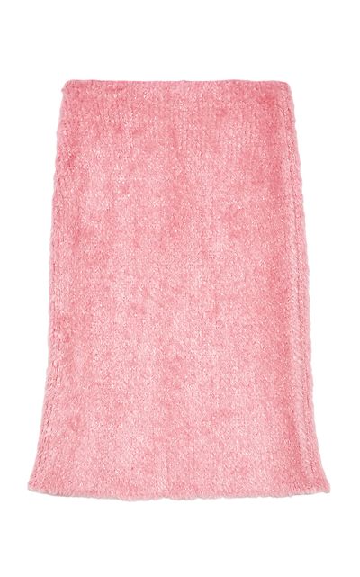 Jil Sander Jil Sander Fuzzy Knit Mini Skirt