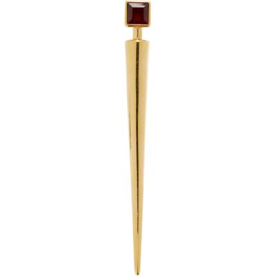 Jil Sander Jil Sander Garnet Brooch