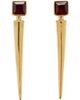 Jil Sander Jil Sander Garnet Earrings - 1