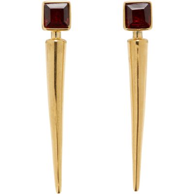 Jil Sander Jil Sander Garnet Earrings