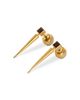 Jil Sander Jil Sander Garnet Spiked Drop Earrings - 3
