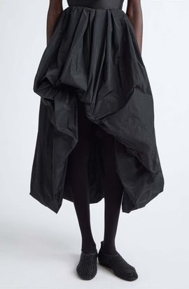 Jil Sander Jil Sander Gathered Draped Skirt