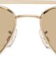 Jil Sander Jil Sander Gold Oliver Peoples 'Edition 1' Aviator Sunglasses - 1