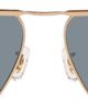 Jil Sander Jil Sander Gold Oliver Peoples 'Edition 2' Wireframe Sunglasses - 1
