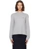 Jil Sander Jil Sander Gray Cotton Cashmere T-shirt - 1