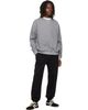 Jil Sander Jil Sander Gray Cotton Crew-Neck Sweatshirt - 4